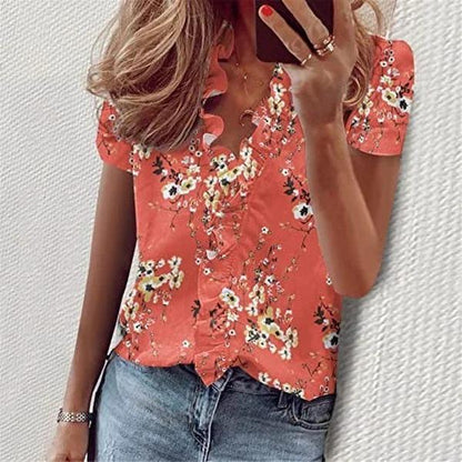 Blusa Mujer Elegante Floral - Vestiria