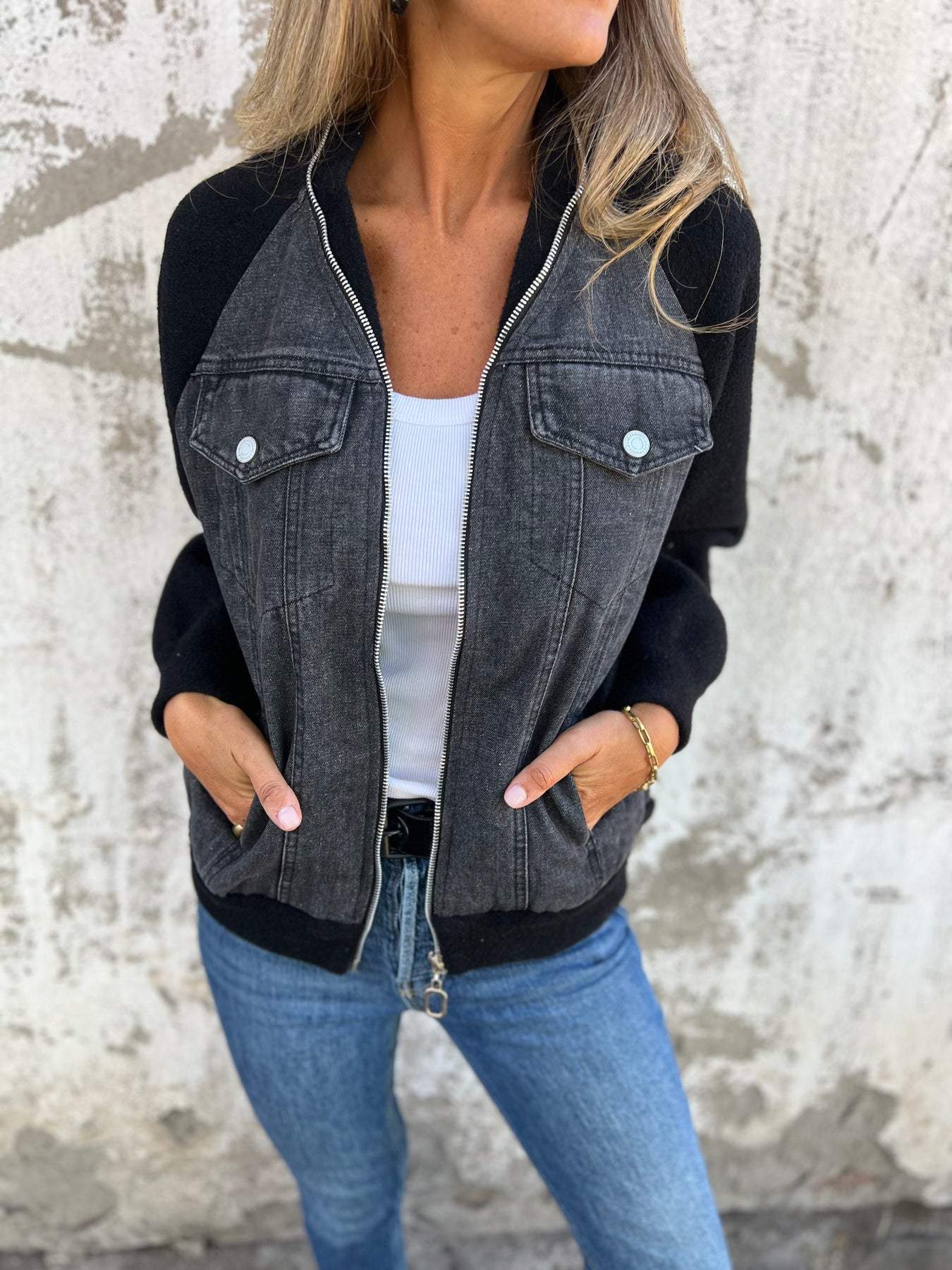 Chaqueta Vaquera Mujer Estilo Casual