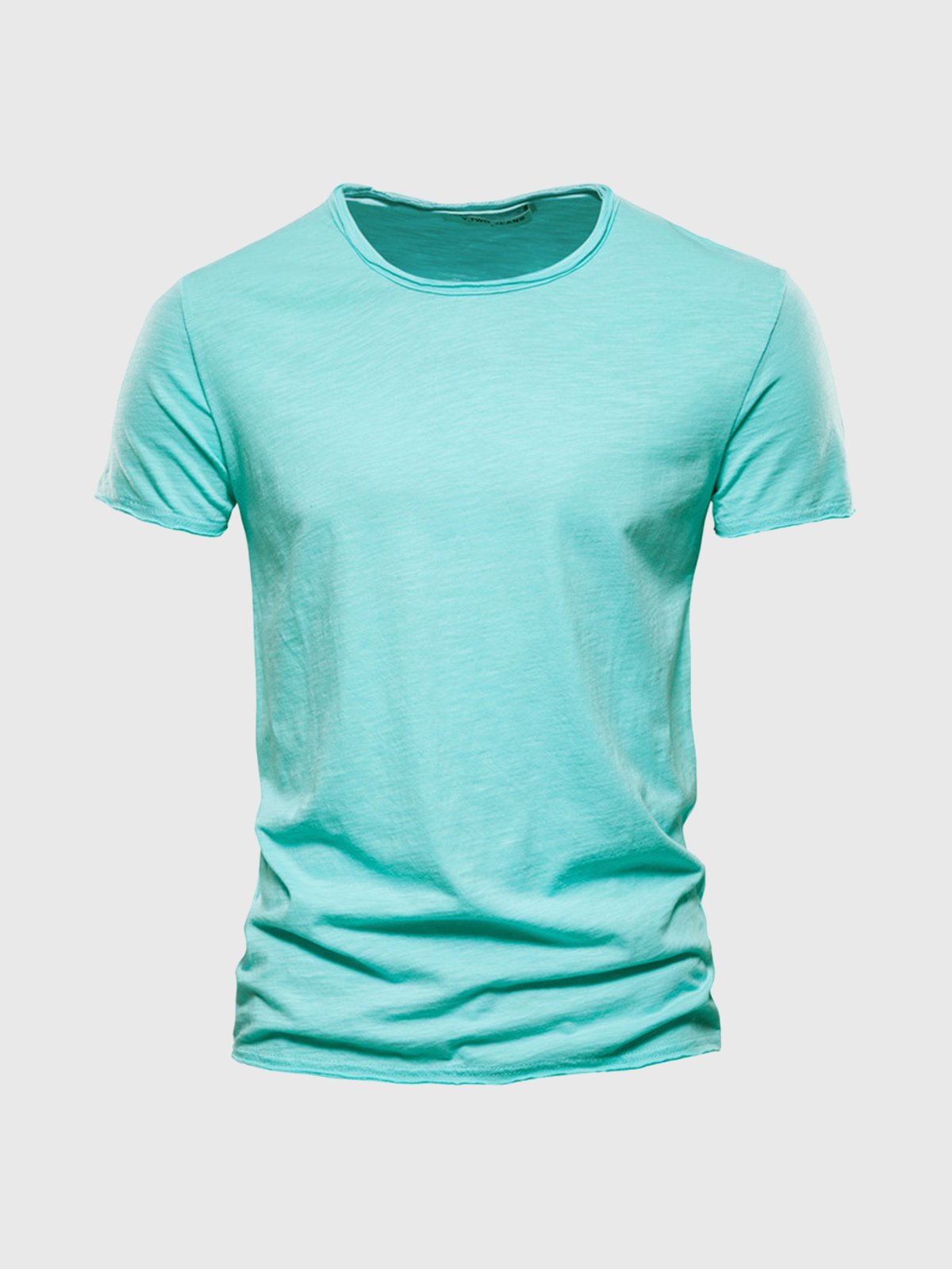 Camisa Algodón Clásica Cuello Redondo