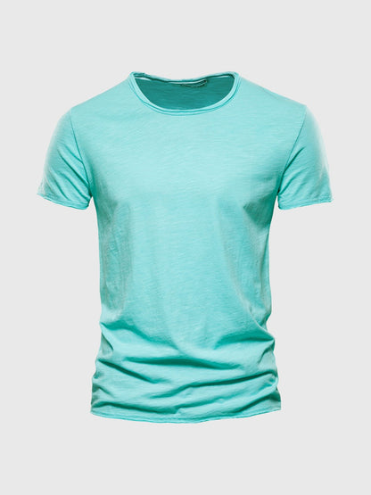Camisa Algodón Clásica Cuello Redondo