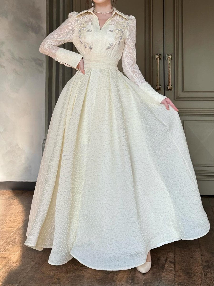 Vestido Boho Chic con Cuentas y Encaje - Vestiria