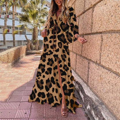 Vestido Maxi Estampado Chic Verano
