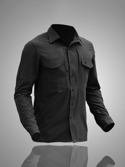 Camisa Deportiva Hombre Secado Rápido 5 Bolsillos
