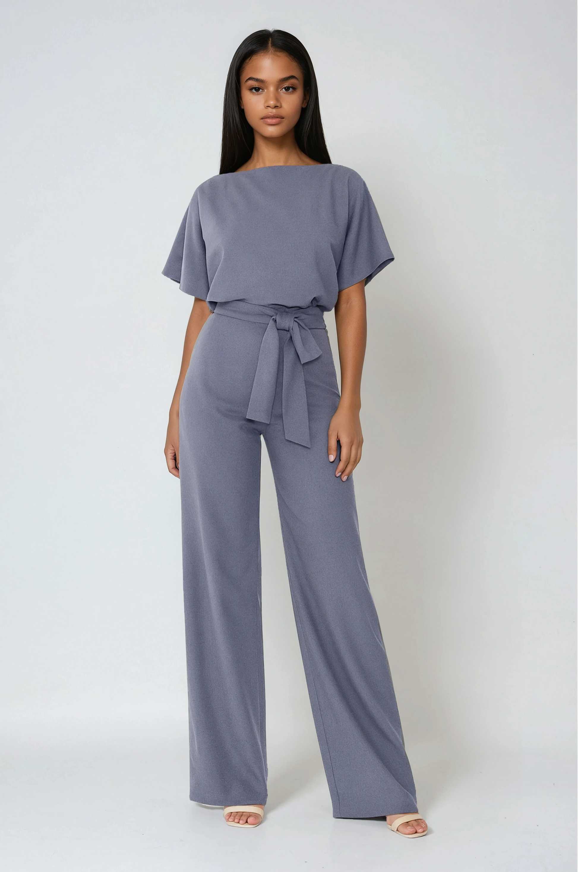 Pantalón Mujer Ancho Cinturón Elástico - Vestiria