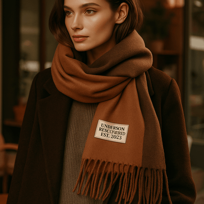 Bufanda de Pashmina Suave Reversible Mujer