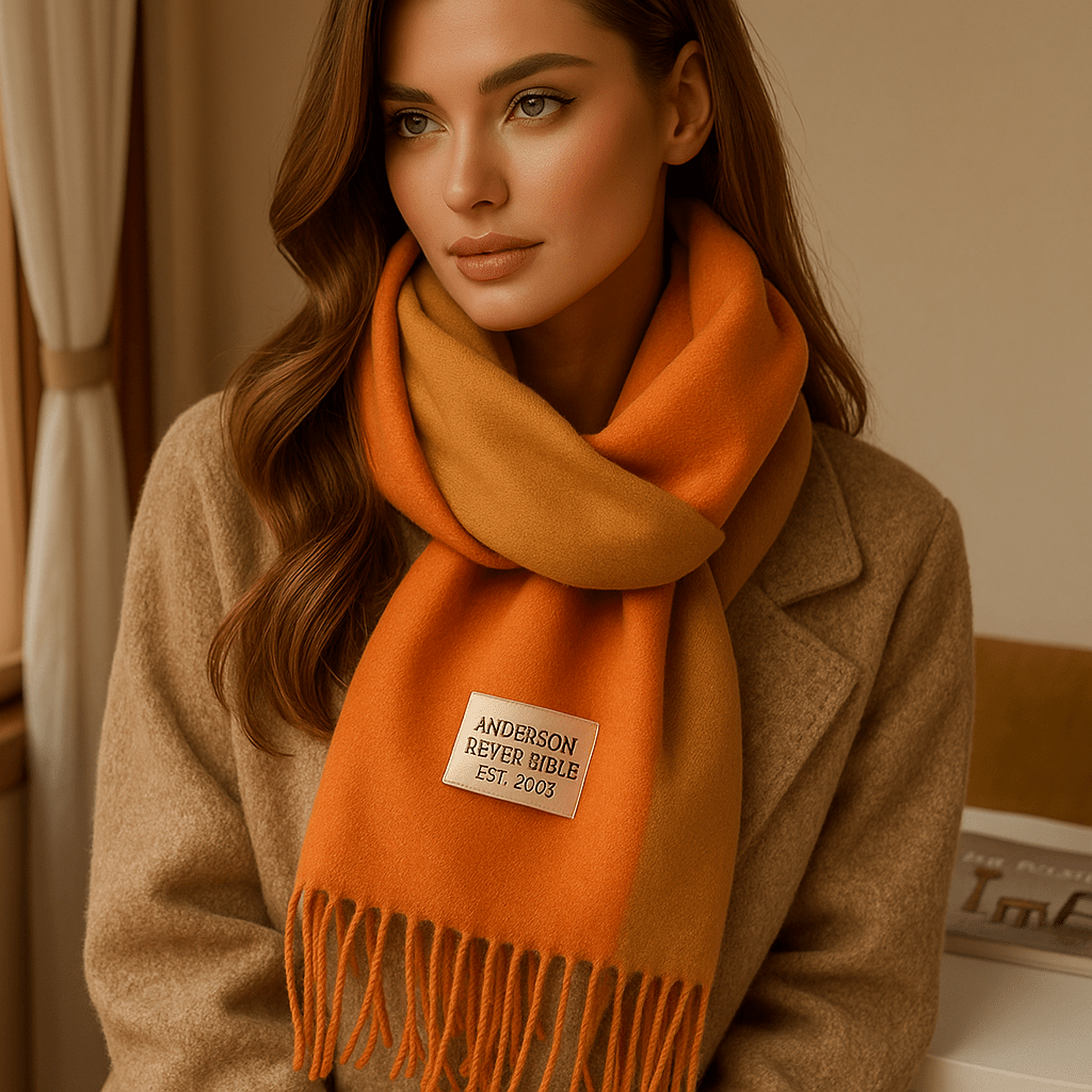 Bufanda de Pashmina Suave Reversible Mujer