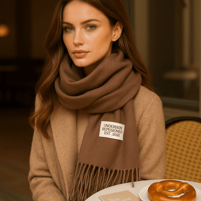Bufanda de Pashmina Suave Reversible Mujer