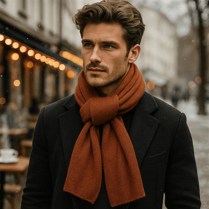 Bufanda de Punto Suave Unisex Cachemira