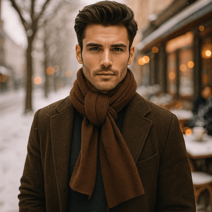 Bufanda de Punto Suave Unisex Cachemira