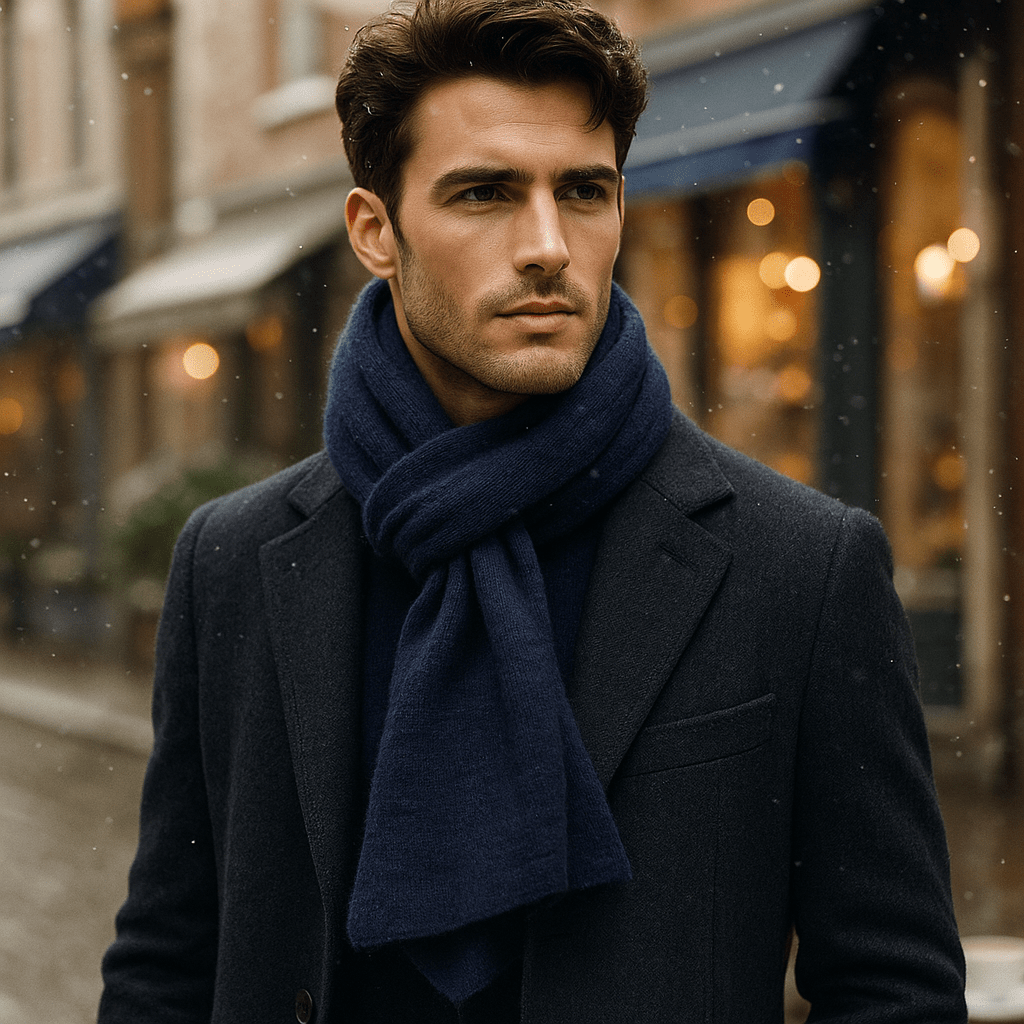 Bufanda de Punto Suave Unisex Cachemira