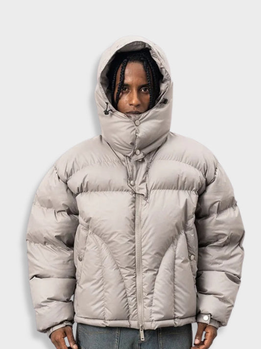 Chaqueta Acolchada Invierno Hombre Abultada con Capucha - Vestiria