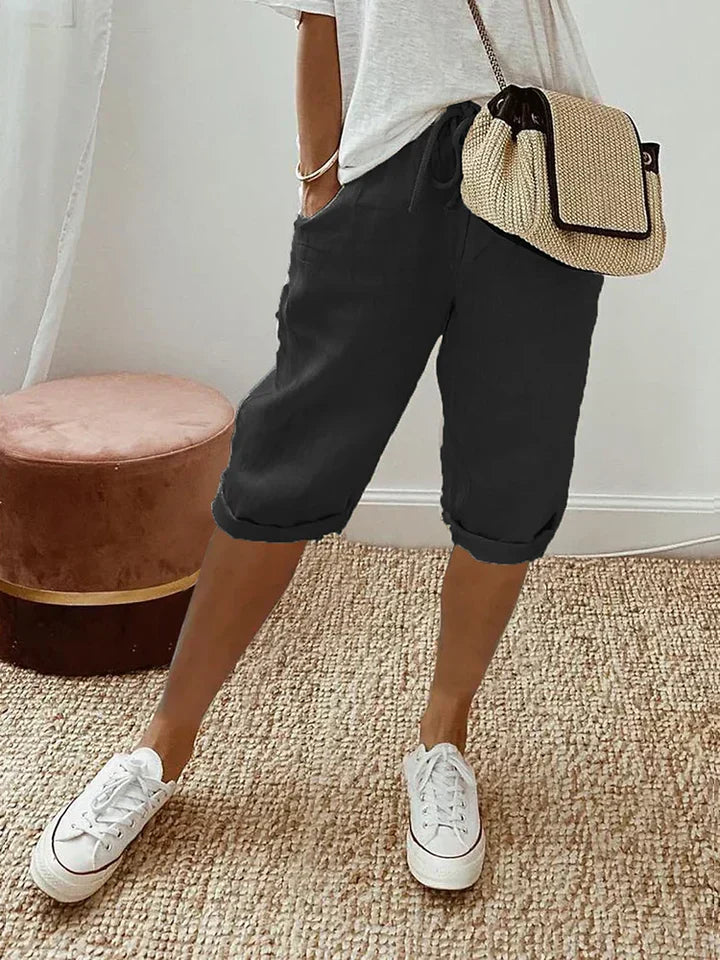 Pantalones Cortos Mujer Algodón Frescos