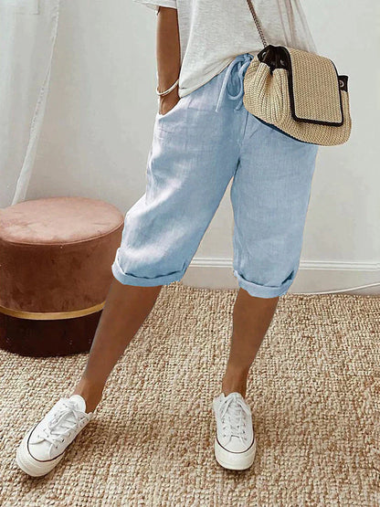 Pantalón de verano ligero y cómodo con bolsillos