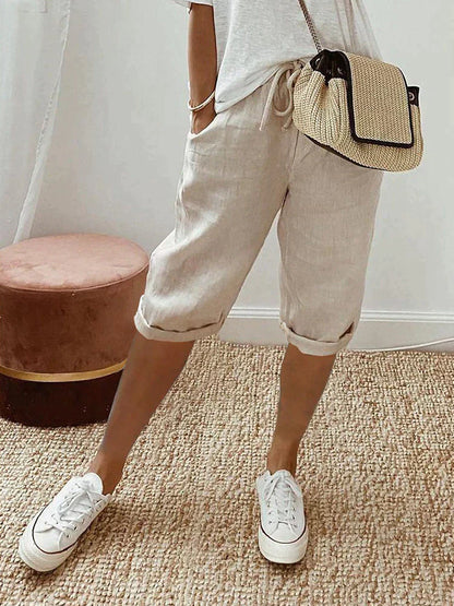 Pantalón de verano ligero y cómodo con bolsillos