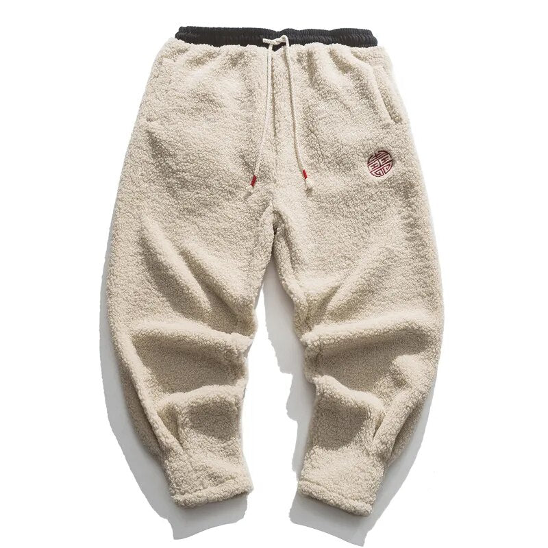 Pantalones Deportivos Hombre Forro Polar Cálido