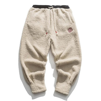 Pantalones Deportivos Hombre Forro Polar Cálido