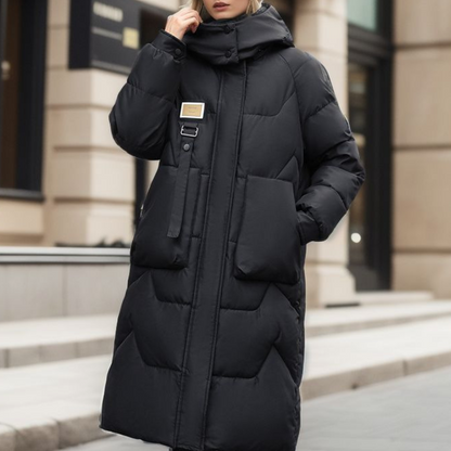 Abrigo Acolchado Largo Mujer Invierno - Vestiria