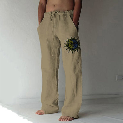 Pantalones Lino Ligeros Hombre Verano - Vestiria