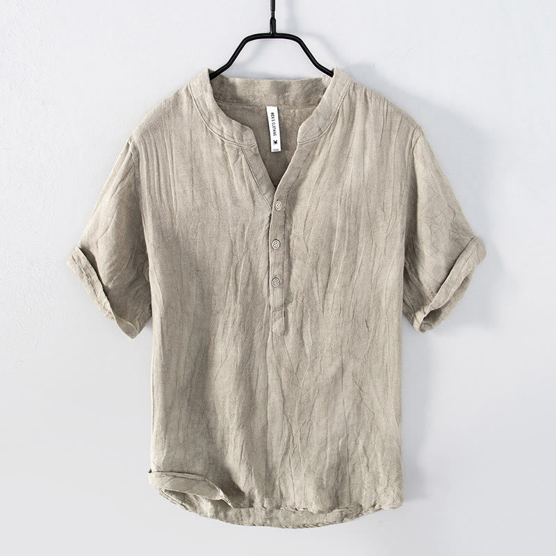 Camisa Lino Hombre Fresca y Clásica