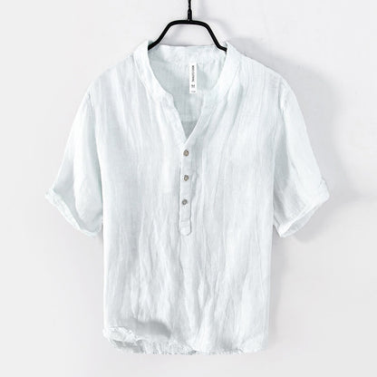Camisa Lino Hombre Fresca y Clásica