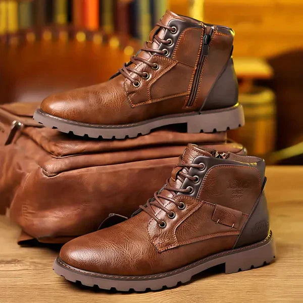Botas de equitación femeninas de cuero resistente - Vestiria