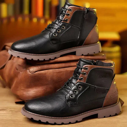 Botas de equitación femeninas de cuero resistente