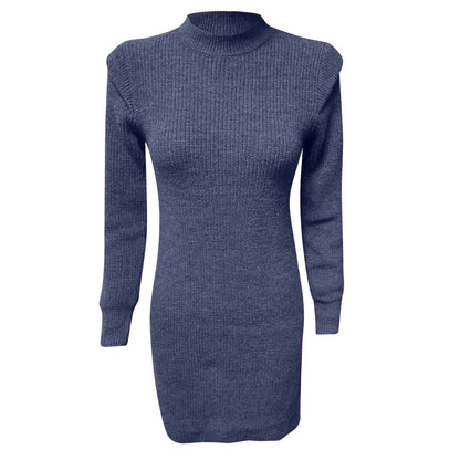 Vestido Femenino Manga Larga Elegante