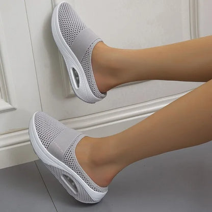 Zapatillas Running Mujer Transpirables Con Malla Ligera