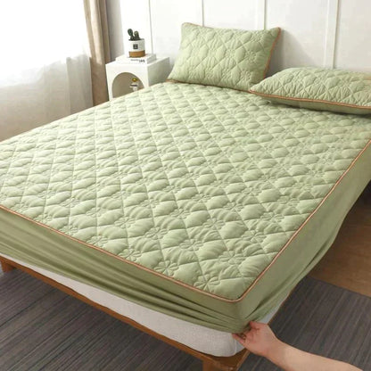 Sábana Bajera de Seda con Fundas de Almohada Incluidas