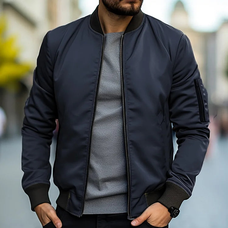 Chaquetón Cuero Hombre Clásico