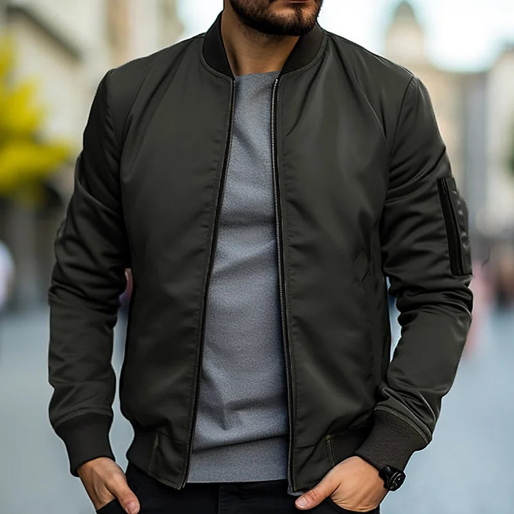 Chaquetón Cuero Hombre Clásico