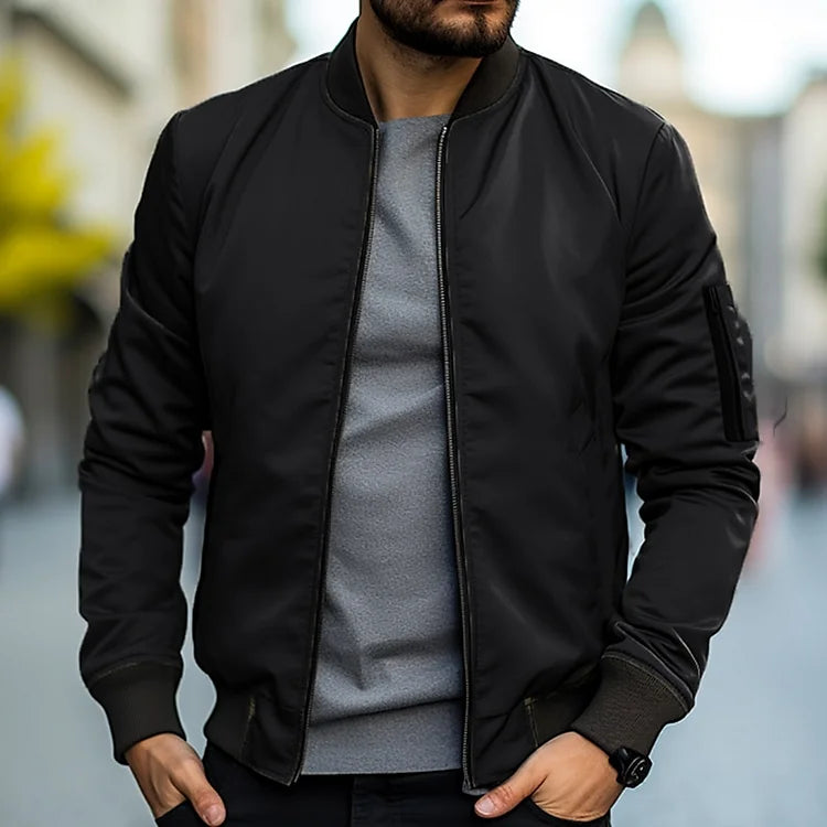 Chaquetón Cuero Hombre Clásico