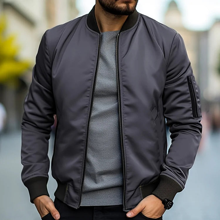 Chaquetón Cuero Hombre Clásico
