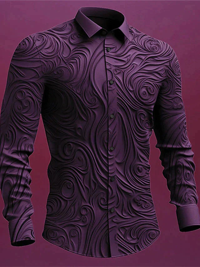 Camisa Oscuro Estilo Gótico Hombre