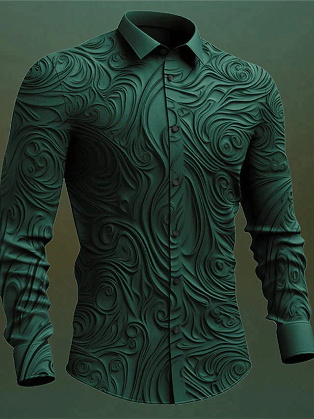 Camisa Oscuro Estilo Gótico Hombre