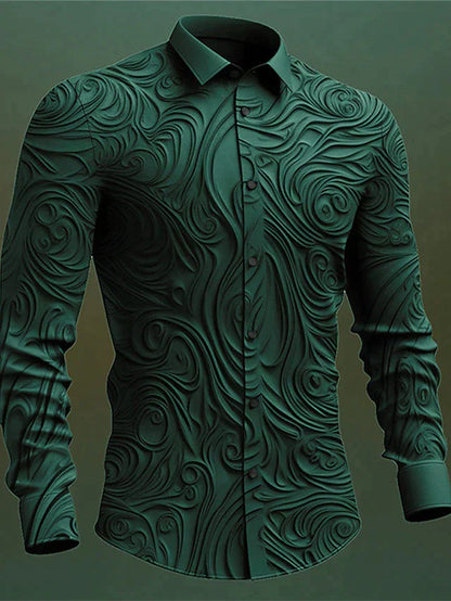 Camisa Oscuro Estilo Gótico Hombre