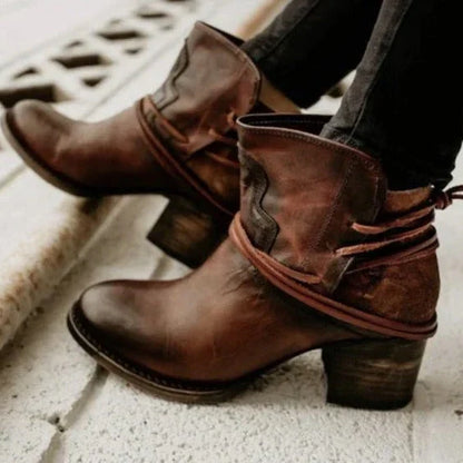 Botas Mujer Piel Auténtica Estilo Elegante