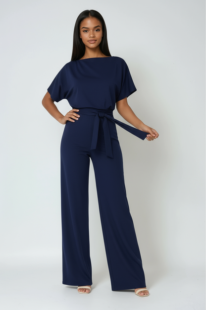 Pantalón Mujer Ancho Cinturón Elástico