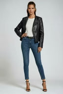 Chaquetón Mujer Piel Sintética Elegante - Vestiria