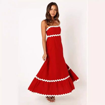 Vestido Capri Elegante Contraste