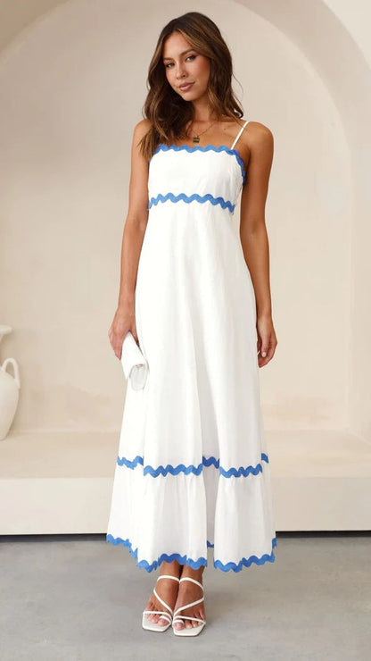Vestido Capri Elegante Contraste