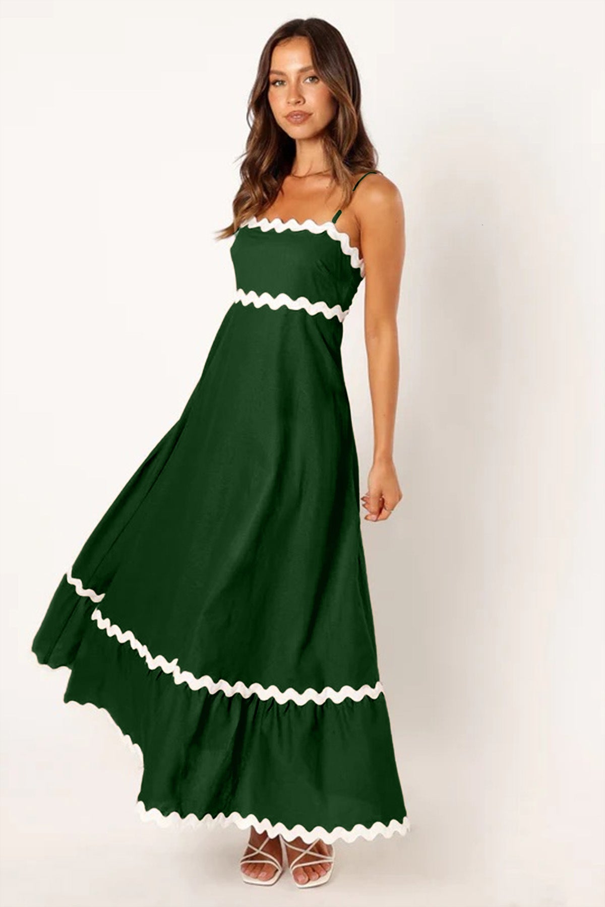 Vestido Capri Elegante Contraste