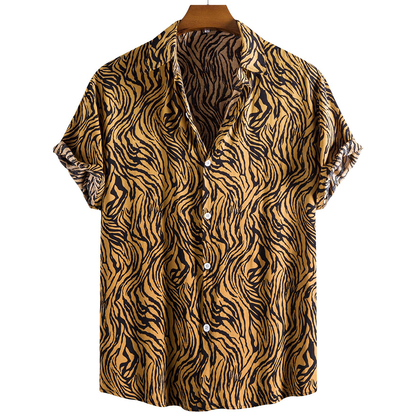 Camisa Estampada de Jungla Ligera - Vestiria