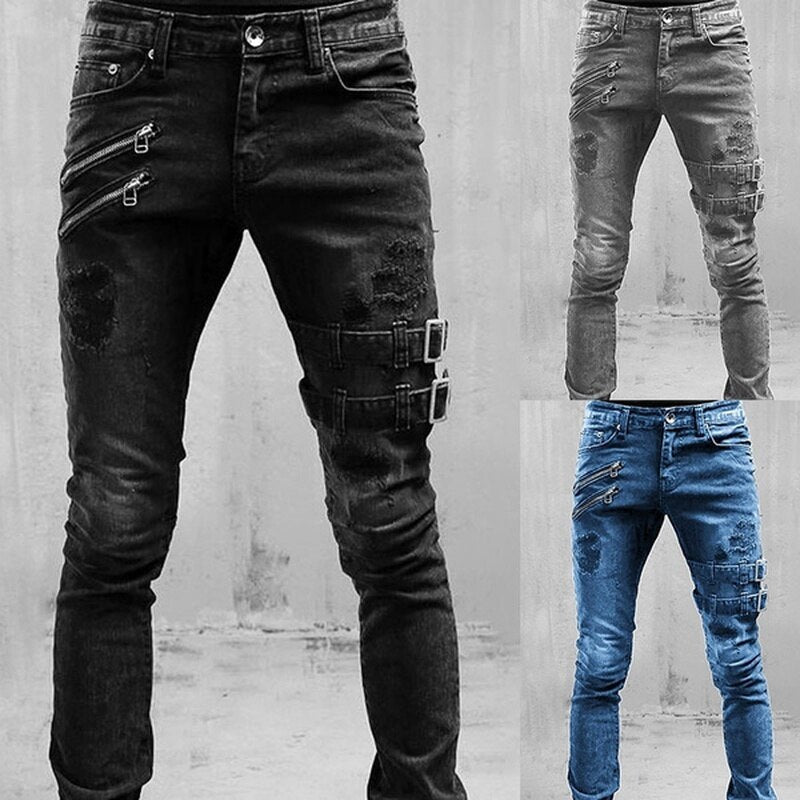 Vaqueros Azul Clásicos Moda - Vestiria