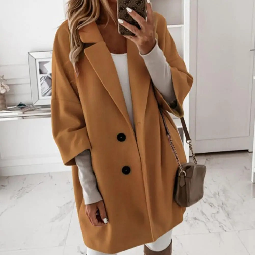 Chaquetón Mujer Estilo Clásico Manga Corta
