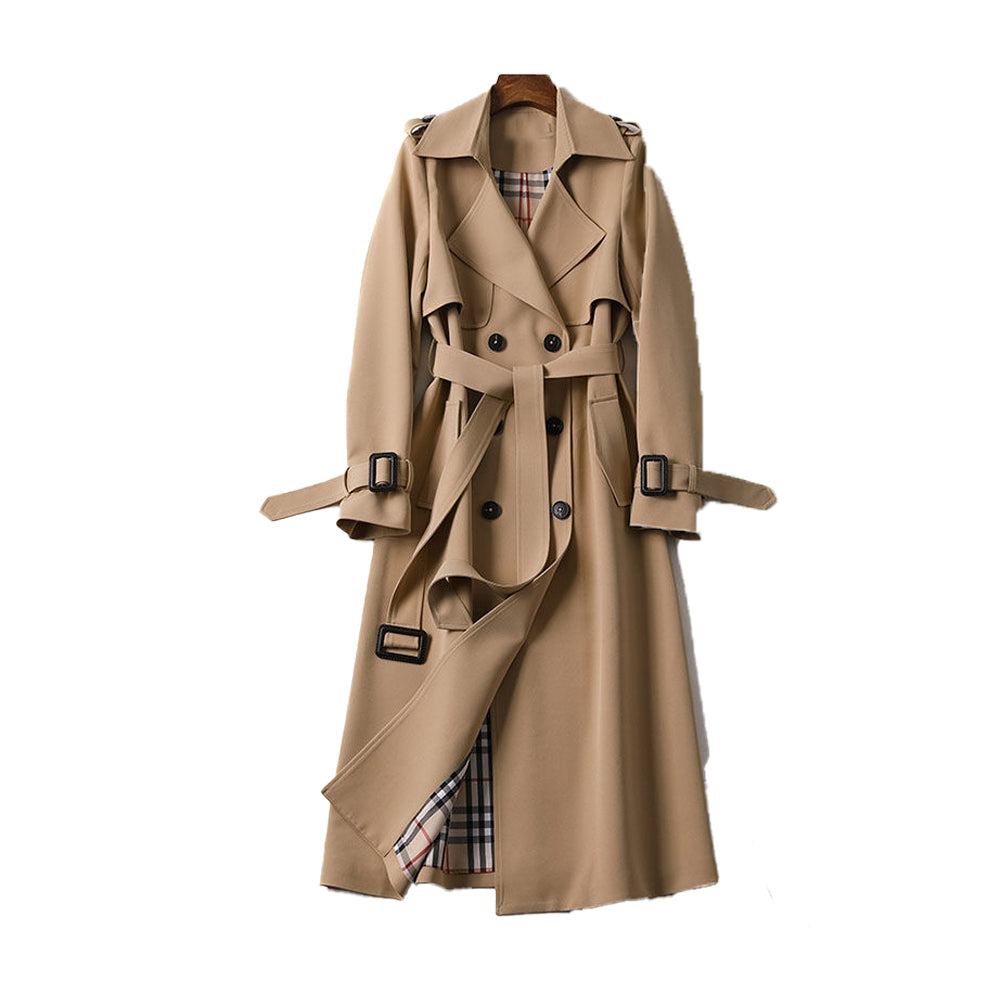 Chaquetón de mujer impermeable con cinturón ajustable - Vestiria