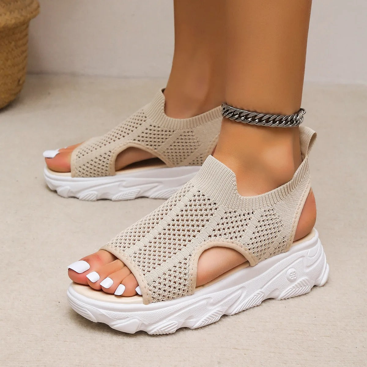 Sandalias Verano Abiertas Confortables - Vestiria