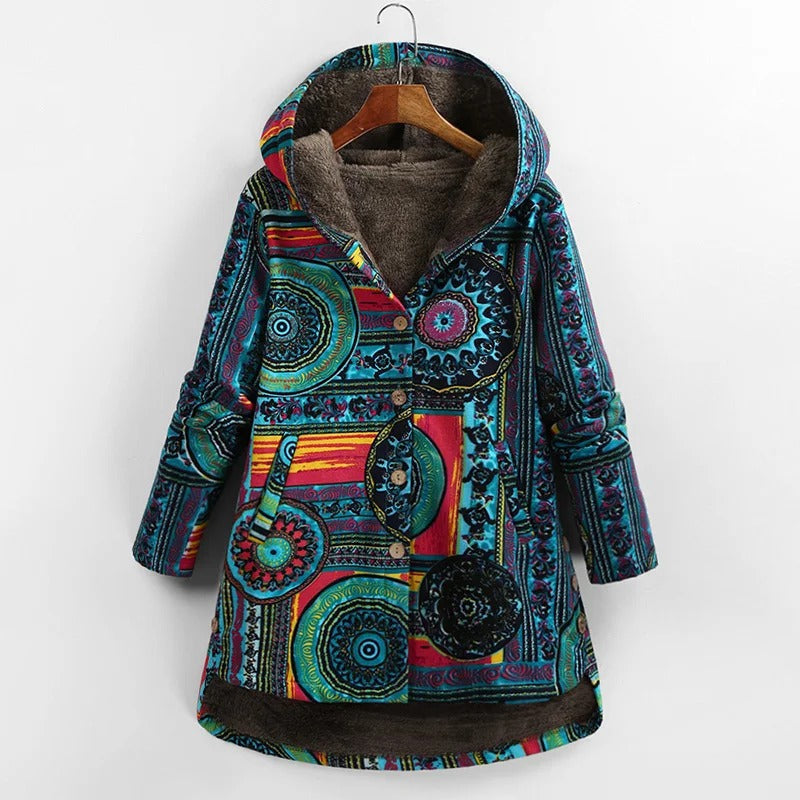 Chaqueta Patchwork Abrigada Mujer - Vestiria