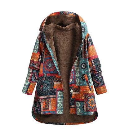Chaqueta Patchwork Abrigada Mujer