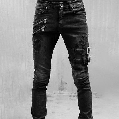 Vaqueros Azul Clásicos Moda